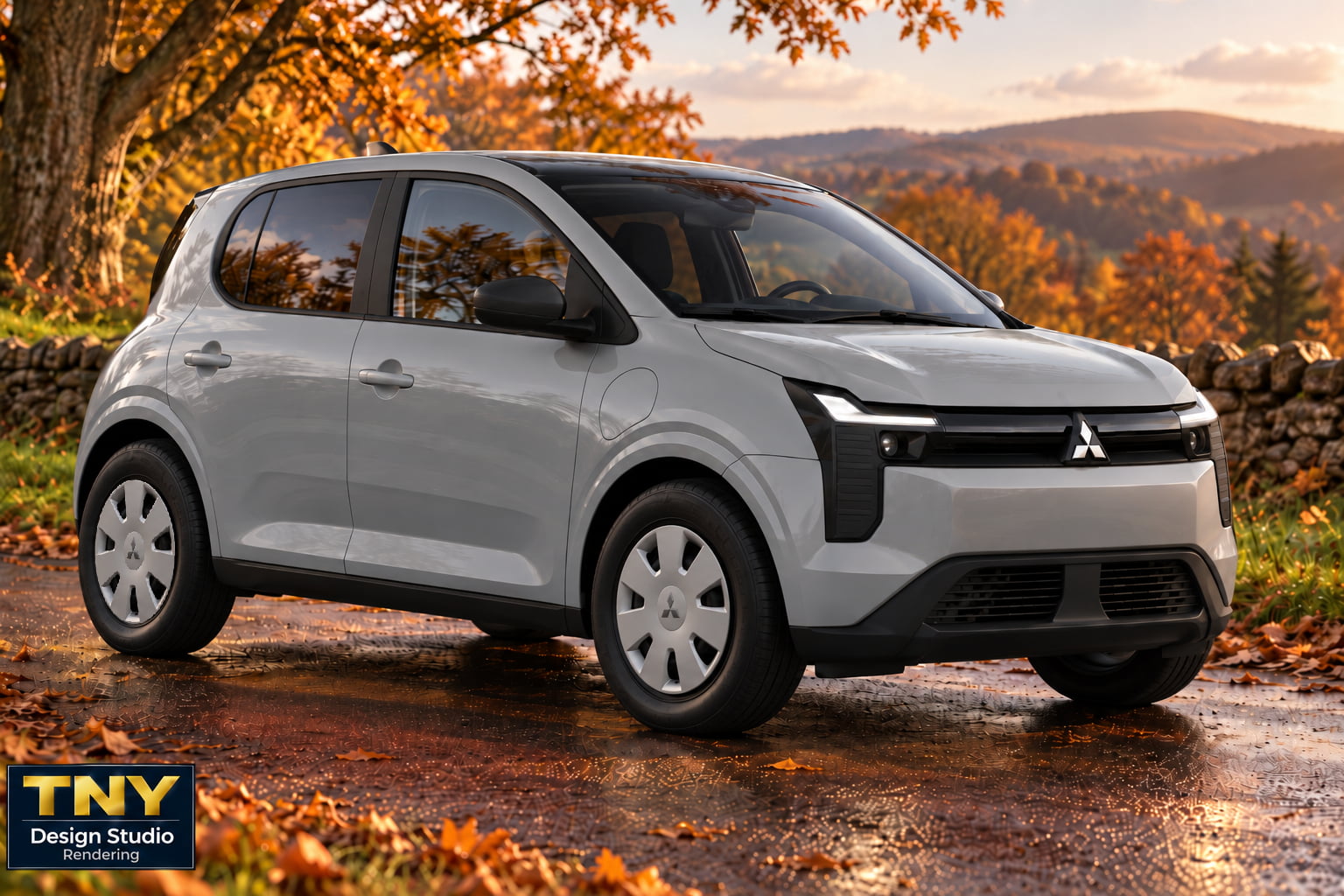 Mitsubishi i EV 2028 Rendering - Base Spec