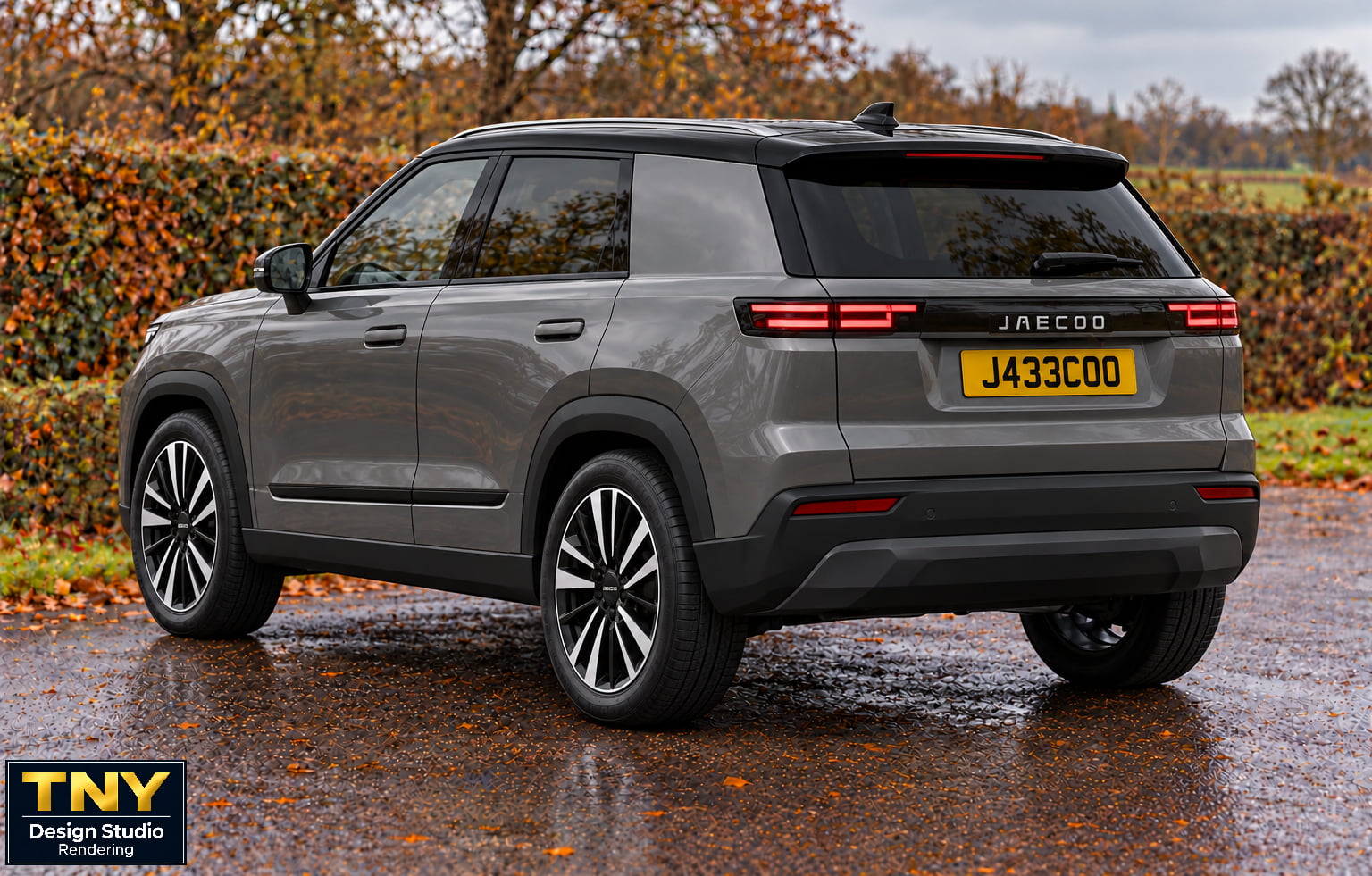 Jaecoo 3 Rear Rendering