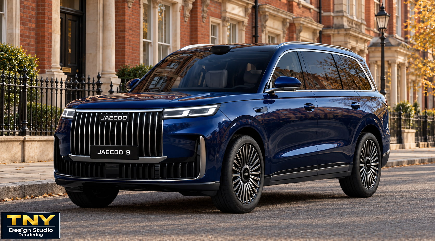 Jaecoo 9 Front Rendering